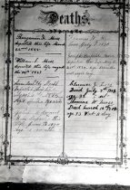 Moss family deaths record